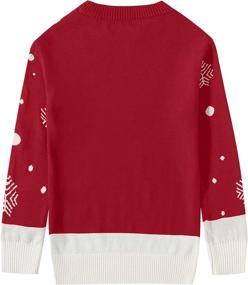 img 3 attached to SSLR Crewneck Pullover Christmas Sweater Boys' Clothing at Sweaters