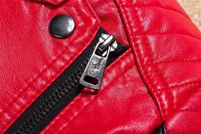 img 1 attached to 🧥 Budermmy Leather Motorcycle Jackets: Stylish Toddler Boys' Clothing & Coats