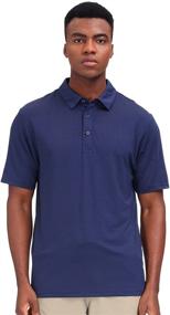 img 4 attached to Talanes Golf Polo Shirt for Men