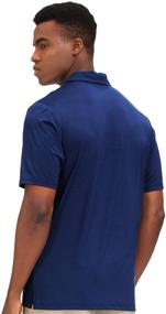 img 1 attached to Talanes Golf Polo Shirt for Men