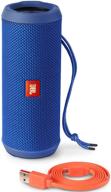 🔵 jbl flip 3: водонепроницаемая портативная колонка с bluetooth в синем цвете - must-have для любителей музыки логотип