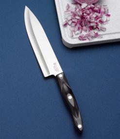 img 3 attached to Революционизируйте свою кухню с ножом Cutco 1728 7-5/8" Petite Chef - беспрецедентная точность и универсальность для ваших кулинарных творений!