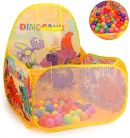 img 4 attached to Dino-themed Basketball Playhouse for Toddlers: Fun and Learning in One!