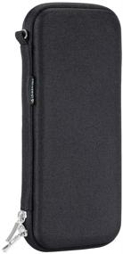 img 4 attached to Durable iDream365 Upgraded Hard Pencil Case: Stylish Pen Carrying Box for Adults - Black