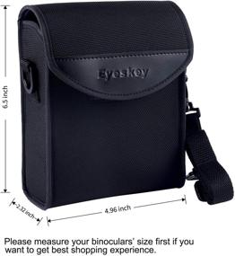 img 1 attached to Eyeskey Universal 42mm Roof Prism Binoculars Case - A Must-Have Accessory for Your Precious Binoculars, Ensuring Durability and Optimal Protection