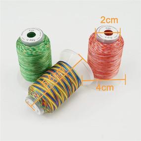 img 2 attached to 🧵 Enhance Your Sewing Masterpieces with New Brothread Variegated Polyester Embroidery Sewing