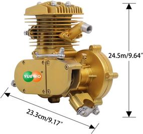 img 1 attached to 🚲 YUEWO 80cc 2-Тактный улучшенный комплект для преобразования электровелосипеда - Преобразуйте велосипеды 24", 26" и 28" с помощью набора для установки бензинового двигателя DIY