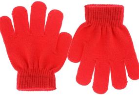 img 1 attached to 🧣 Yantu Winter Stretchy Knitted Boys' Accessories for Ultimate Cold Weather Comfort