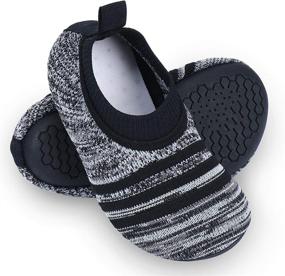 img 4 attached to 👟 Non-Slip Lightweight Toddler Boys' Slippers Shoes for Comfort and Safety