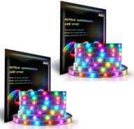 🌈 alitove 16.4ft ws2812b individually addressable led strip light 5050 rgb smd 150 pixels - waterproof ip67 - 2-pack логотип