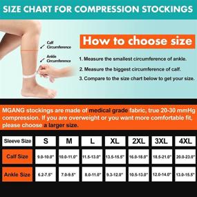 img 3 attached to Compression Graduated Stockings Pregnancy Varicose