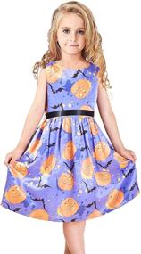 img 4 attached to 🌸 Sunny Fashion Girls Dress: Floral Fashion for Flower Girls' Clothing