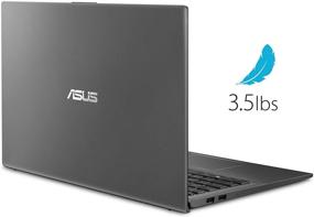 img 2 attached to 💻 Ноутбук ASUS VivoBook 15 F512DA-NH77 с диагональю 15,6 дюйма, процессором AMD Quad Core R7-3700U, оперативной памятью DDR4 объемом 8 ГБ, накопителем PCIe SSD ёмкостью 512 ГБ, графикой Radeon Vega 10, сканером отпечатков пальцев, операционной системой Windows 10 Home и цветом Slate Gray.