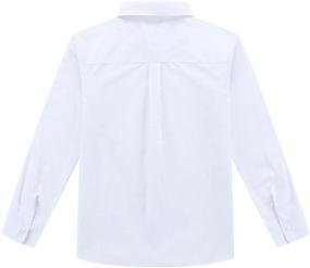 img 2 attached to Bienzoe School Uniform Sleeve Oxford Boys' Clothing