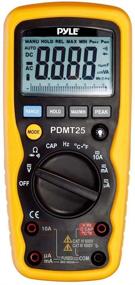 img 1 attached to 🔧 Pyle PDMT25 Цифровой мультиметр: универсальный инструмент для тестирования с измерением напряжения, тока, сопротивления, температуры, частоты и многим другим!