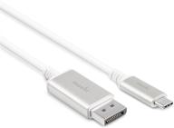 high-performance moshi usb c to displayport cable: 5ft, 5k@60 hz, 4k hdr, vesa certified, thunderbolt 3 compatible logo