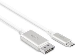 img 4 attached to High-Performance Moshi USB C to DisplayPort Cable: 5ft, 5K@60 Hz, 4K HDR, VESA Certified, Thunderbolt 3 Compatible