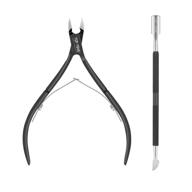 💅 top teng professional cuticle nipper & pusher set - durable manicure and pedicure tools for fingernails and toenails, cuticle trimmer and pusher included logo