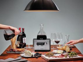 img 2 attached to 🍷 Breville Electric Decanter BWD600SIL Sommelier - Brushed Stainless Steel