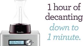 img 1 attached to 🍷 Breville Electric Decanter BWD600SIL Sommelier - Brushed Stainless Steel