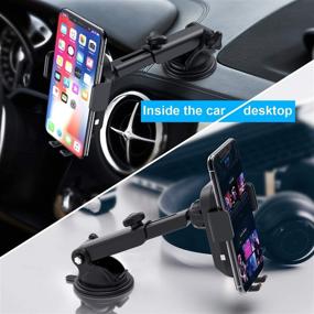 img 3 attached to Лучшая беспроводная автомобильная зарядка: Squish 10W Fast Qi Зарядное устройство и держатель для телефона iPhone & Samsung