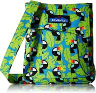 👜 versatile and stylish: kavu mini keeper bag with adjustable crossbody purse strap logo