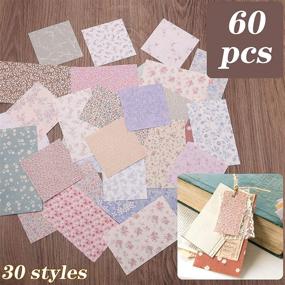 img 1 attached to 🌻 360 Pcs SUSSURRO Scrapbook Paper, Village Garden Themed Decorative Craft Paper Sheets - Perfect for Cardmaking, Diaries, Notebooks, and DIY Crafts