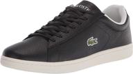 👟 lacoste men's fashion sneakers - carnaby evo navy shoes logo