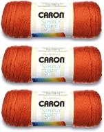 🎃 pumpkin h97003-9765 caron simply soft yarn solids (3-pack) – superior quality and vibrant color for knitting and crochet projects logo