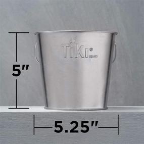 img 1 attached to 🏕️ Enhance Your Outdoor Experience with TIKI Brand BiteFighter 17 oz Citronella Wax Candle Metal Bucket