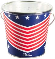 🏕️ enhance your outdoor experience with tiki brand bitefighter 17 oz citronella wax candle metal bucket logo