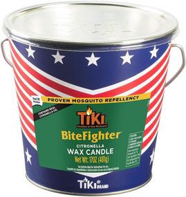 img 2 attached to 🏕️ Enhance Your Outdoor Experience with TIKI Brand BiteFighter 17 oz Citronella Wax Candle Metal Bucket