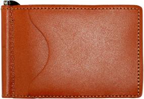 img 1 attached to Leather Minimalist Men's Wallet - Back Saver Accessory for Wallets, Card Cases & Money Organizers