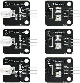 img 4 attached to Gikfun Digital 38kHz IR Receiver Transmitter Sensor Module Kit for Arduino (Pack of 3 Sets) EK8477