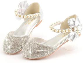 img 3 attached to LFHT Toddler Adorable Wedding Numeric_8 Girls' Shoes
