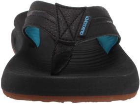 img 3 attached to Outdoor Boys' Shoes: Quiksilver Oasis Youth Sandal in Black