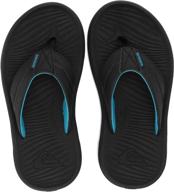 outdoor boys' shoes: quiksilver oasis youth sandal in black logo
