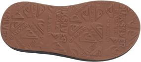 img 1 attached to Outdoor Boys' Shoes: Quiksilver Oasis Youth Sandal in Black