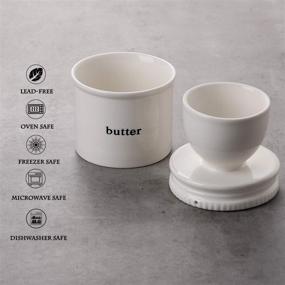 img 2 attached to Discover the Exquisite GDCZ Ceramics Butter Porcelain French Collection