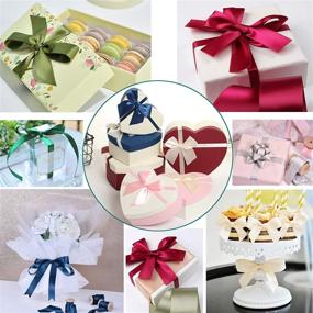 img 1 attached to Accessories Scrapbooking Packaging Decoration Wedding Crafting and Fabric Ribbons