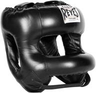 enhanced cleto reyes headgear: nylon face bar, increased interior space logo