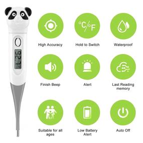 img 2 attached to Thermometer Accurate Underarm Temperature Waterproof Baby Care