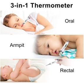 img 3 attached to Thermometer Accurate Underarm Temperature Waterproof Baby Care