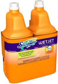 img 1 attached to 🧼 Swiffer Wet Jet Multi Purpose Solution, Sweet Citrus & Zest Scent, 1.25-Liter Bottles (Pack of 4) - Powerful Cleaning Solution for All Surfaces