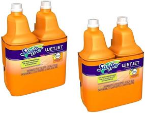 img 3 attached to 🧼 Swiffer Wet Jet Multi Purpose Solution, Sweet Citrus & Zest Scent, 1.25-Liter Bottles (Pack of 4) - Powerful Cleaning Solution for All Surfaces