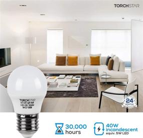 img 2 attached to 💡 TORCHSTAR Daylight Omni Directional LED Bulb - UL Listed Equivalent
