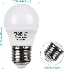 img 1 attached to 💡 TORCHSTAR Daylight Omni Directional LED Bulb - UL Listed Equivalent