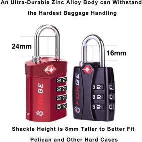 img 1 attached to Luggage Inspection Indicator: Digit Approved Travel Accessories for Luggage Locks