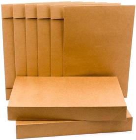 img 4 attached to 🎁 Hallmark Kraft Brown Shirt Size Gift Boxes (Pack of 5) – Ideal for Christmas, Hanukkah, Holidays, Birthdays, or Father's Day