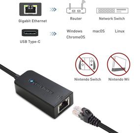 img 3 attached to 🔌 Cable Matters USB C to Gigabit Ethernet Adapter in Black - Compatible with MacBook Pro, Dell XPS, Surface Pro and More